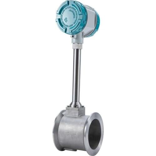 Digital Gas Steam Liquid Vortex Flowmeter LCD Display 4-20mA Output