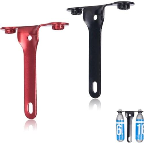 CO2 Cartridge Holder Bracket Hold 2 x Control Blast CO2 Cartridges for Road Bike Water Bottle Cage Mount Bicycle Part