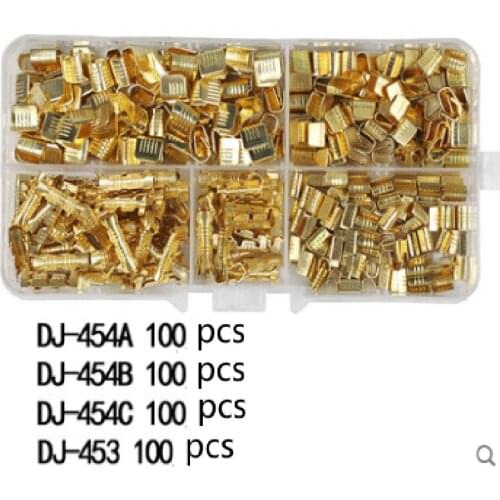 Dj454a / B / C type parallel buckle wiring terminal wire connector cold pressed copper buckle middle connector crimping buckle