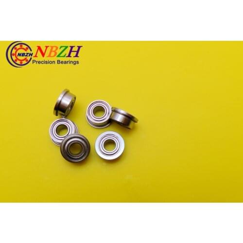 F684ZZ Flange Bearing 4x9x4 mm ABEC-1 ( 10 PCS ) Flanged F684 Z ZZ Ball Bearings 4*9*10*4*1 mm