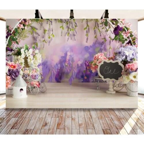 Yeele Birthday Photocall Pergola Flower Basket Photography Backdrop Personalized Photographic Backgrounds For Photo Studio