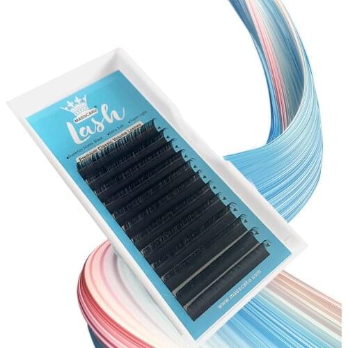 MASSCAKU Eyelashes Maquiagem Faux Mink Lashes Individual Eyelash C/D curl Faux Cils Maquillaje Tools for Beauty