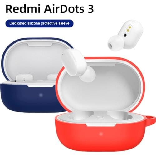 Latest Silicone Protective Cover Case For Xiaomi Redmi Airdots 3 TWS Bluetooth Earphone Headset Soft Charging Box Case