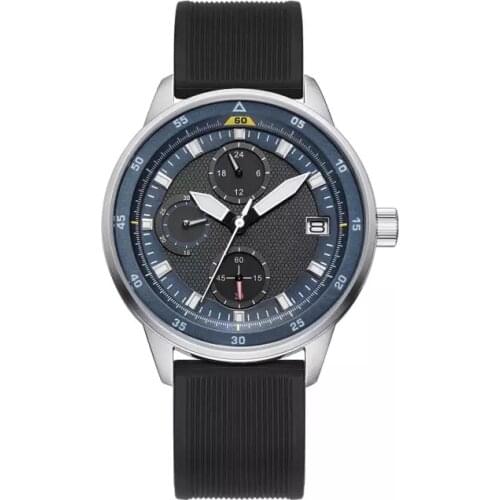 NEWEST TwentySeventeen Outdoor Light Kinetic Energy Watch Light Kinetic Energy Movement Luminous Multi-Function Chronograph Dial