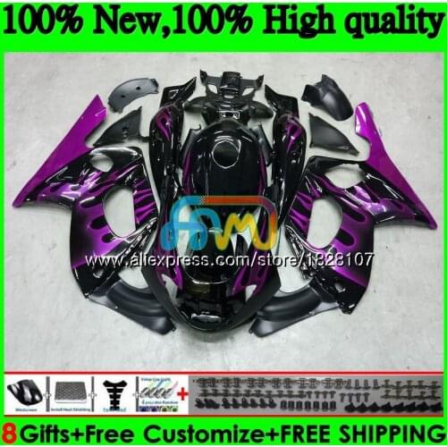 YZF 600R For YAMAHA Thundercat YZF600R 96 02 03 04 Rose flames 05 06 07 73BS.41 YZF-600R 2002 2003 2004 2005 2006 2007 Fairing