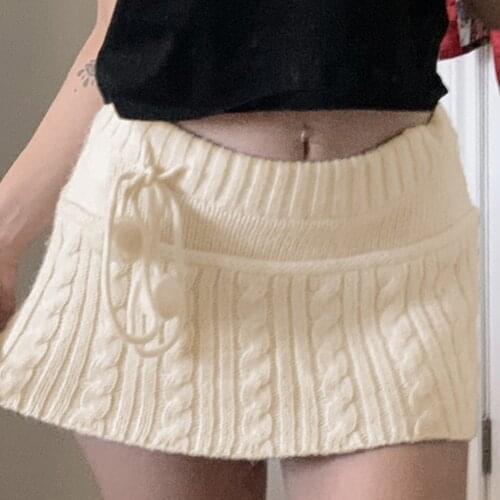 Okwish Knitted Pencil Skirts