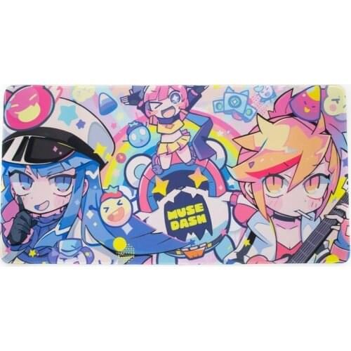 Peropero MuseDash Rin Buro Marija Original Big Mouse Pad Mouse Mat Muse Dash Sa