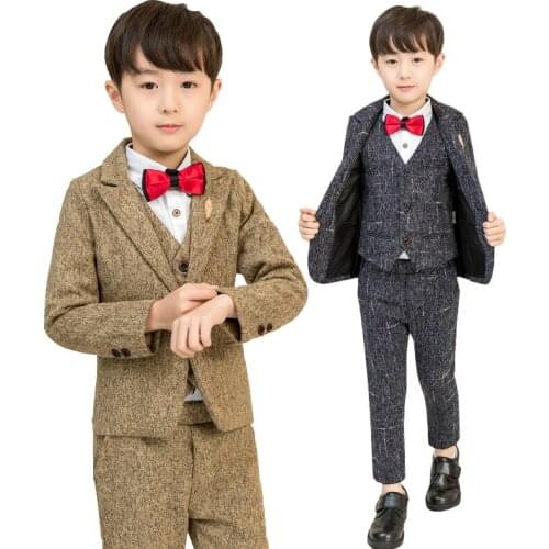 Dresses Boys Wedding Suits Tuxedo Children Formal Clothes Classic Kids Carnival Costume Gentleman School Uniform Clothing Sets
