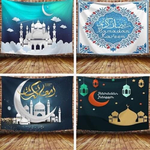 Ramadan tapestry ins festive atmosphere background wall decoration cloth bedroom bedside home decoration hanging cloth