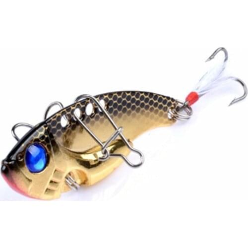 1Pcs Metal VIB Fishing Lures 5.5cm 11g Wobblers Vibrations Spoon Lure Fishing Hard Bait Artificial Bait Cicada For Bass Pike