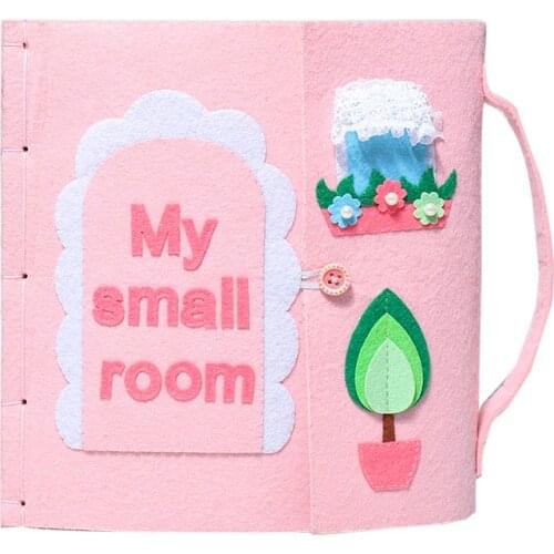 Mom Handmade My First Book Kids Learning Education Quiet Book Special Gift For Kid Felt Baby Early Cognitive DIY Package