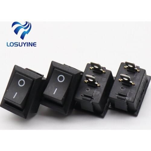 10pcs/lot 10*15mm SPST 2PIN ON/OFF G130 Boat Rocker Switch 3A/250V Car Dash Dashboard Truck RV ATV Home