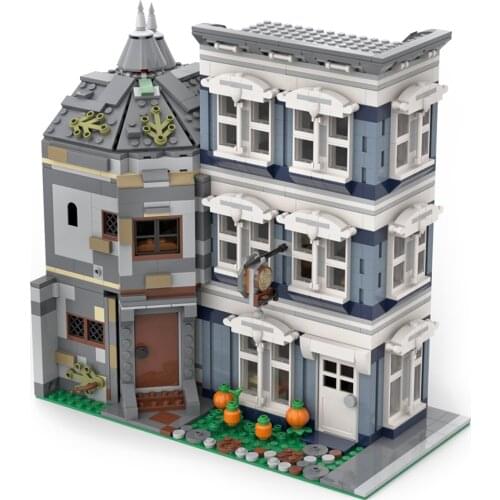 1390Pcs CarpenterS Workshop & Furniture Store MOC-57611 DIY Building Blocks Toy For Child(Licensed And Designed By Kim Artisan)