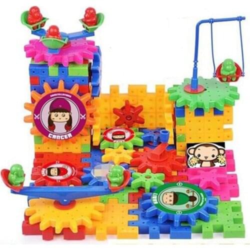 3D Brain Trainer Building Set 81pcs Electronic Gear Assembling Building Block