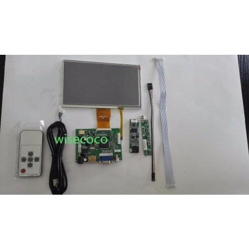 7inch 1024*600 LCD Panel Digital LCD Screen Touch screen Drive Board(+VGA+2AV) for Raspberry PI