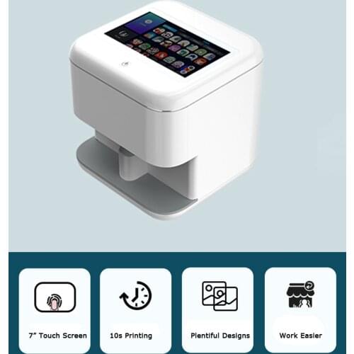 7" touch screen Nail Printing Machine Digital Intelligent Nail Art Printer With WIFI Manicure Salon Nail Art Equipment