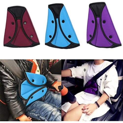 Car Children Baby Kids Safe Seat Adjuster Belt Protection Positioner Car Safe Fit Seat Belt Adjuster Cover Seat Belts For Baby