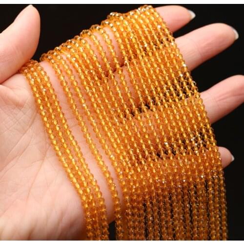 Natural Stone Bead Small Faected Loose Crystal Beads for Trible Jewelry Making DIY Necklace Bracelet Crafts Accessories