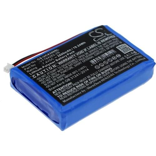 CS 2600mAh / 19.24Wh battery for Uniwell CX3500 YT784262-2S