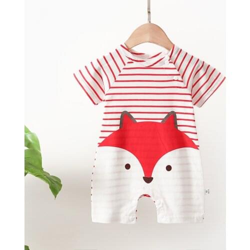 Newborn Baby Summer Clothes Infantil Pijamas For Girls Jumpsuit Boys Soft Cotton Romper Baby Clothes 0-18Month Night Homewear