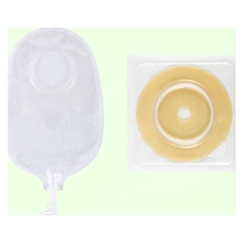 Two-piece urinary ostomy bag set anti-reflux two-piece urinary bag chassis sticking bladder waist urine bag 5 sets