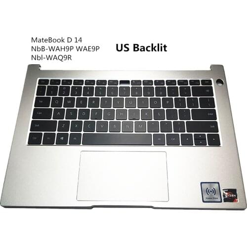 Laptop/notebook US Backlight Keyboard for Huawei MateBook D 14 NBB-WAH9P WAE9P WAQ9R HLY-W29RL