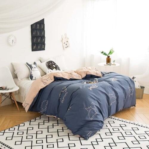 Single only Duvet cover twin king queen size 200*230cm 100%cotton comforter blanket cover for adult and child quilt cover