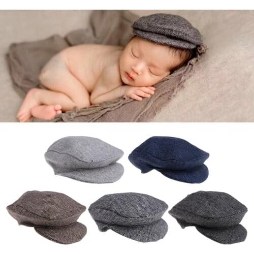 Cute Baby Newborn Peaked Beanie Cap Hat Baby Boys Girls Photography Prop 0-1M