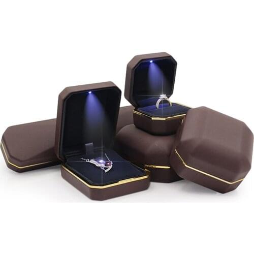 Star Packaging 2019 New Product Custom Red Leather Travel Jewelry Box