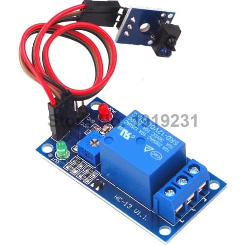 1PCS 1 Channel Tracing Relay Sensor Module 12V with Tracking Board