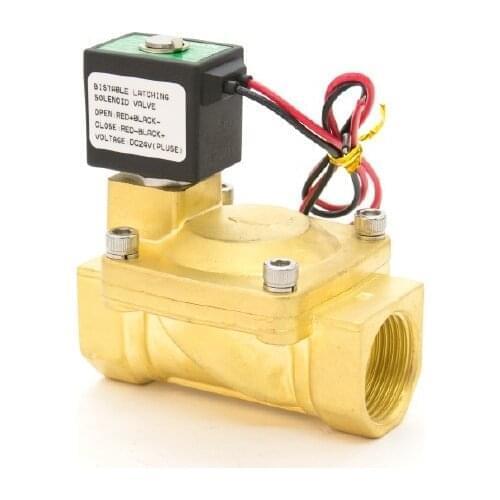 2/2 way GPX-20P G3/4 orifice 20mm Bistable latching solenoid valve pilot type brass pulse Energy saving valve