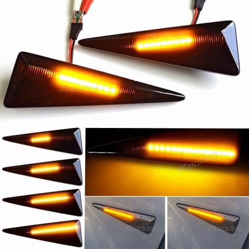 2Pcs Dynamic LED Side Marker Light Turn Repeater Lamps For Renault Espace MK4 Vel Satis Wind Avantime Megane 2 Scenic 2 Espace 4