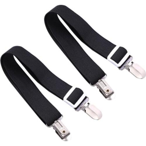 4Pcs Elastic Bed Sheet Clip Bed Sheet Belt Fastener Mattress Elastic Non-slip Clip Blanket Gripper Home Textiles Organize Gadget