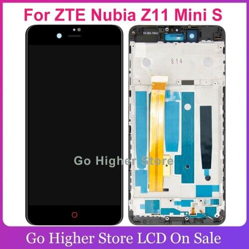 5.2" For ZTE Nubia Z11 Mini S Lcd NX549J MiniS NX549J LCD Display Touch Screen Panel Replacement with Frame