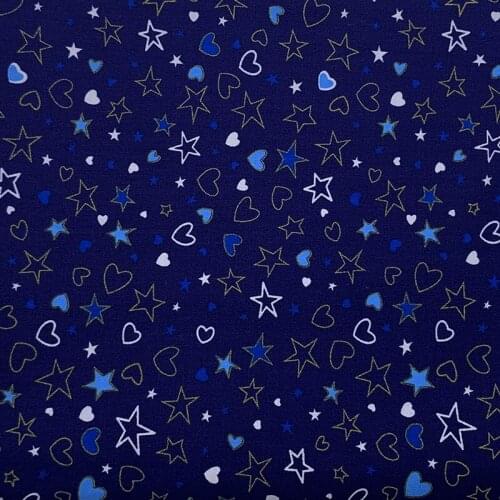 9pieces/set For Household Nordic Style Patchwork Cloth Cotton DIY Handmade 25x20cm Sewing Supplies Space Star Multi Purpose