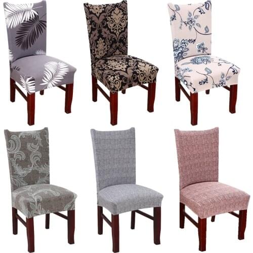 Chair Cover Spandex Kitchen Slipcover Removable Anti-dirty Seat Cover for Banquet Wedding Dinner Restaurant housse de chaise 1PC