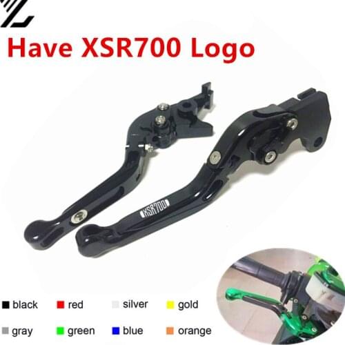 CNC Adjustable Folding Extendable Motorcycle Brake Clutch Levers For YAMAHA XSR 700 XSR700 2016-2018