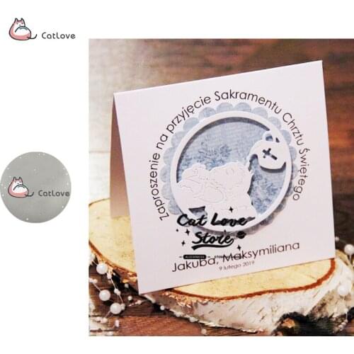 Baby Being Baptized Metal Cutting Dies Stencil For DIY Scrapbooking Paper Card Decorative Craft Dies Embossing Die Cuts New 2019