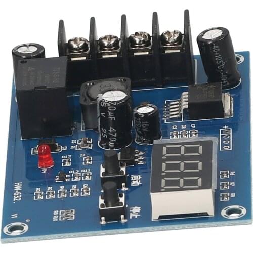 HW-362 Battery Charging Control Module 12-24V Storage Lithium Battery Charger Control Switch Protection Board With LED Display
