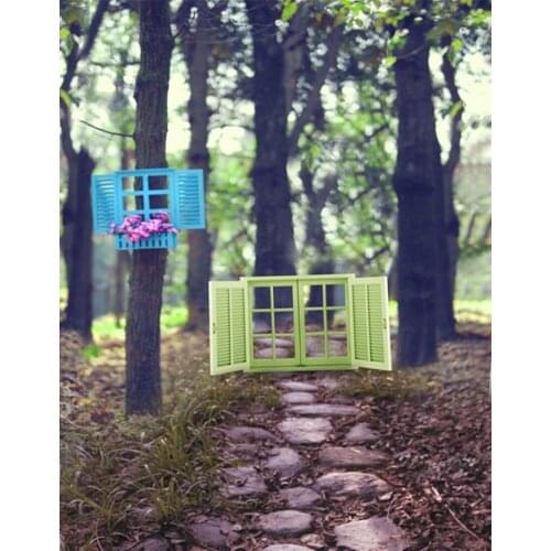 Tree Window Photography Backdrops Photo Props Studio Background 5x7ft
