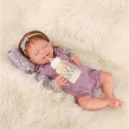 HoomaiReborn Baby Doll 20 Inches Lifelike Newborn Baby Silicone Vinyl Doll Gift Toy For Children