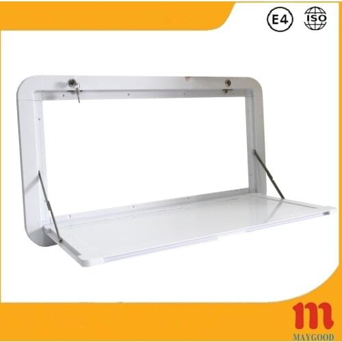 Caravan Picnic Folding External Table Superior Quality Aluminum 800 x 450mm RV White