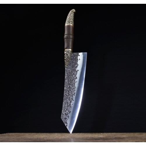 Seiko Forged For Kitchen Knife Set Chinese Intangible Heritage Hand-Casting Skills Chef Knife Chopping Cleaver Slicing Tool