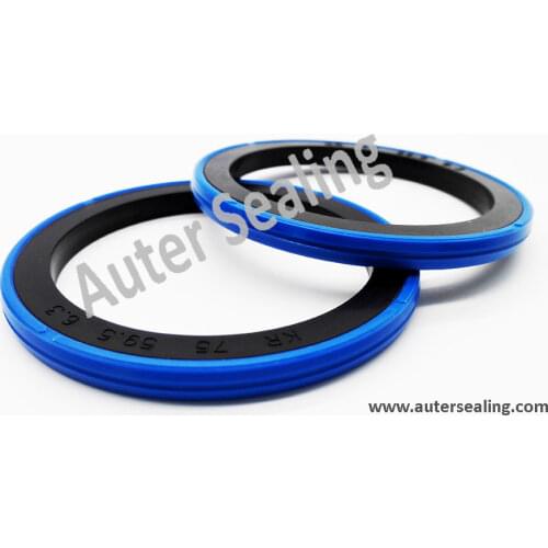 KR OD 70- OD 100 Piston compact seal polyurethane (PU) + Nitrile (NBR) ring hydraulic seal