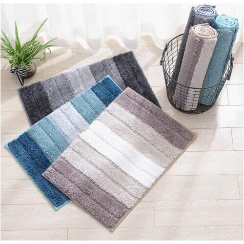 Square AntiSlip Barrier Floor Mat Heavy Duty Blue Kitchen Indoor Outdoor 50*80cm Non-slip Rug