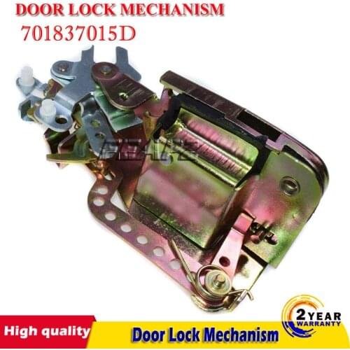 Front Left Door Lock Mechanism 701837015D For VW Transporter T4 1990-2003 Golden Metal Passengers Side Car Door Lock