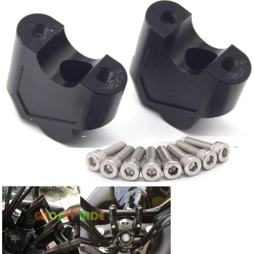 Motorcyle Handlebar Risers Bar Clamp Adapter For Suzuki V-STROM DL 250 17-18/DL 650 2004-2012/DL 650XT 2015-2018/DL 1000 02-16