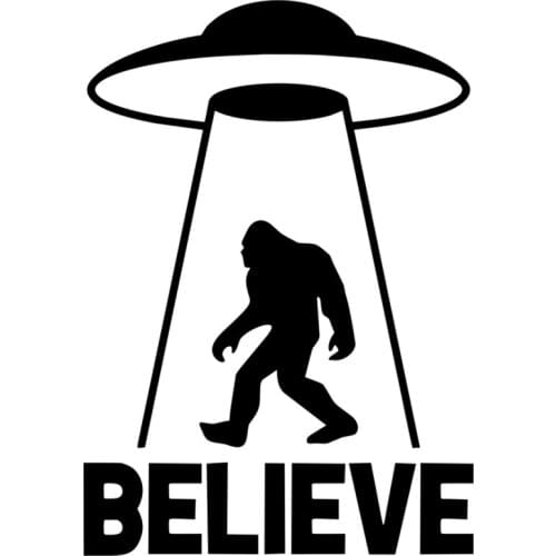 RuleMylife Alien Decal UFO Big Foot vinyl car stickers for volkswagen bmw e46 bmw e90 passat b6 car sticker automobile car accessories