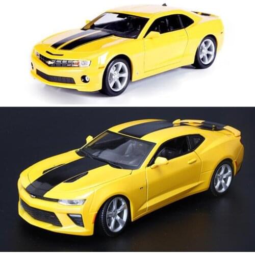 New 1/18 2017 Chevroletz CAMAROi Sports Racing Police Car Model Alloy Diecast Model Toys Children Gifts Collect Display Souvenri
