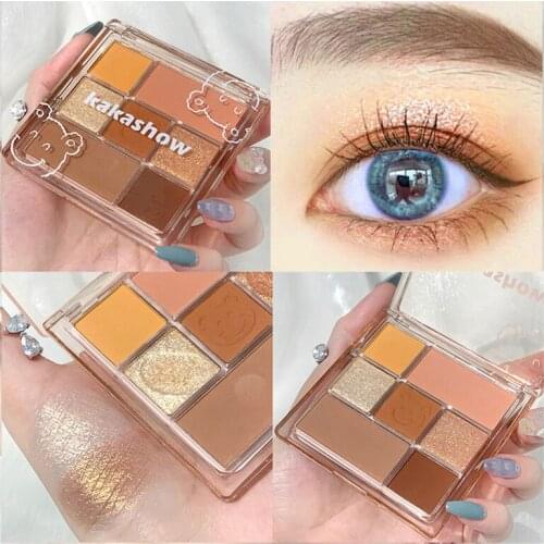 7 Colors Matte Eyeshadow Palette Eyeshadow Primer Waterproof Glitter Nude Eye Pigment Matte Shimmer Shine Eye Shadow Powder